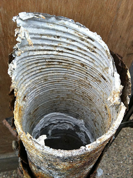 Flue Liner Damage
